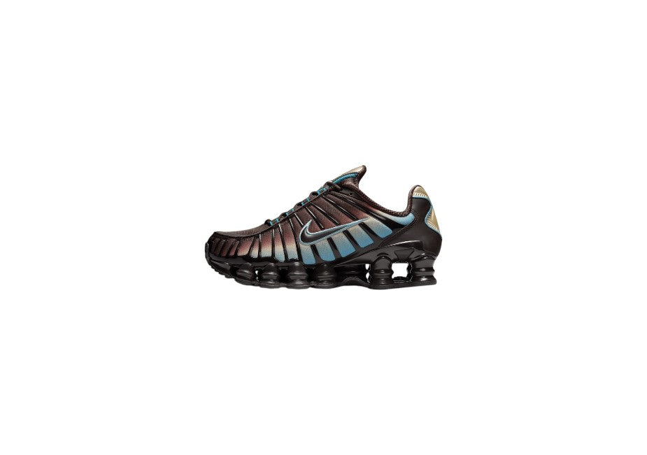 Nike Shox TL en color marrón y azul