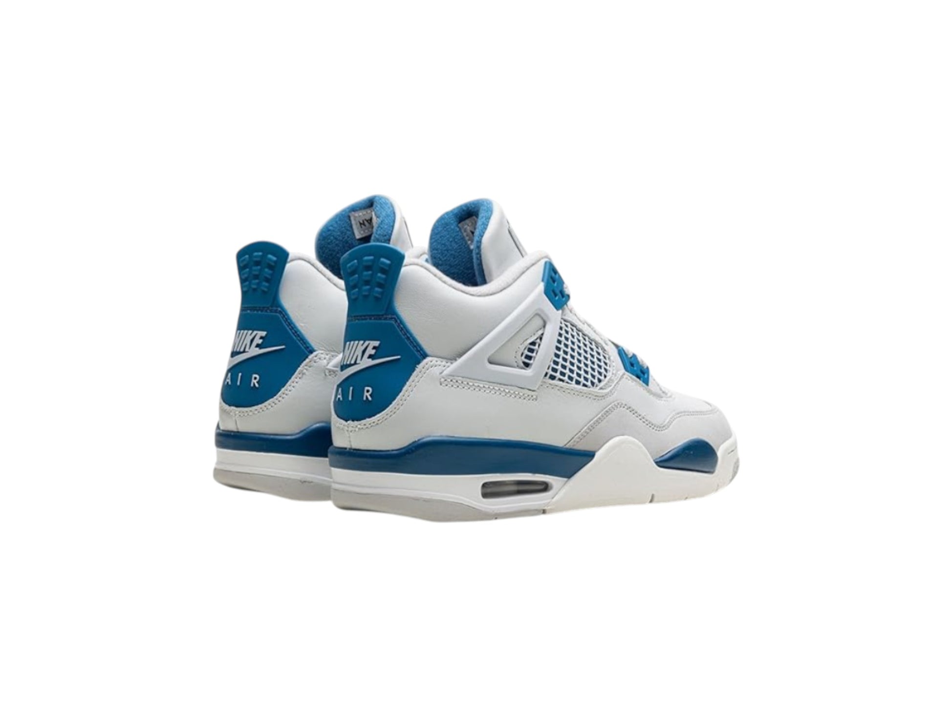 Jordan Big Kid's 4 Retro Off White/Military Blue